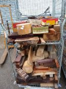 Cage of Assorted Wood Effect Offcuts and Hardwoods