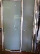 Opaque Glass Shower Door