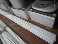 *Fifty Eight Lengths of 25mm White Oval Conduit