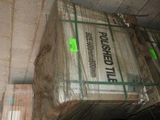 *Thirty Two Packs of Four 600x600mm Polished Floor Tiles 