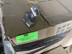 *Box of 200 Chrome Multi-Angle Shower Head Wall Brackets