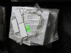 *Nine Boxes of White Ceramic Wall Tiles
