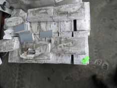 *Thirty Two Boxes of Fifty 20x10cm Hawk Grey Ceramic Tiles