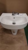Basin Pack; Basin, Pedestal, Waste and Mixer Tap