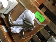 *Box of 10 Shavrin Kitchen Sink Swan Neck Taps in Brushed Nickel Finish