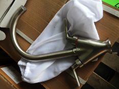 *Box of 10 Shavrin Kitchen Sink Swan Neck Taps in Brushed Nickel Finish