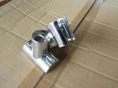 *Box of 200 Chrome Multi-Angle Shower Head Wall Brackets