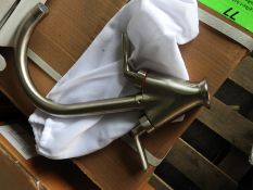 *Box of 10 Shavrin Kitchen Sink Swan Neck Taps in Brushed Nickel Finish