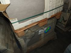 *Thirty Three Packs of Five 45x45cm 9mm Grey Porcelain Floor Tiles