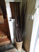 *Willow Decorative Display in Basket with LED Lighting