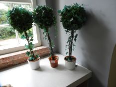 *Three Artificial Ivy Balls