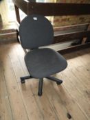 *Charcoal Swivel Chair