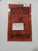 Arsenal vs Middlesbrough - 1937/38 Season