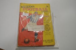 Seven Issues of Charles Buchan's Football Monthly 1954
