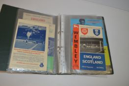 Various 1950's/60's England vs Scotland Programmes
