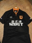 Hull City Away Shirt (Black) with 12Bet Sponsor, (Ben Arthur 24)