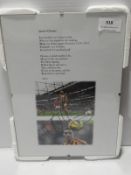 *Framed & Signed Tribute to James Chester