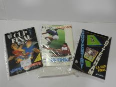 FA Cup Final Programmes from 1985, 86 & 87