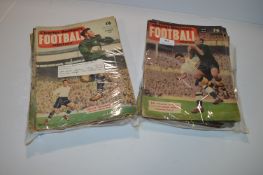 Twenty Three Copies of Charles Buchan's Football Monthly 1955