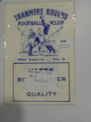 Tranmere Rovers vs Spurs FA Cup 1952-53