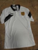Hull City Ladies Shirt (White with Black & Grey Facings) Size:XL (New & Unused)
