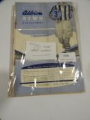 Twelve Assorted 1950's Programmes