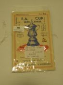 FA Cup Semi Final Newcastle vs Wolves at Sheffield Wednesday 1950-51