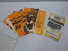*Eight Hull City Programmes from 1969
