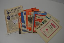 Bundle 21 of 1950's Programmes Including Villa, Blackpool, Forest Chelsea, etc.