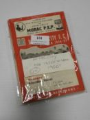 Ten Bristol City Mid to Late 1950's Programmes