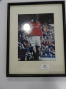 Frame & Signed Photograph of David Beckham