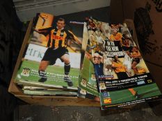 Hull City Home Programmes from 1990's to 2000's