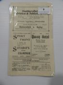 Huddersfield vs Batley - Rugby League 1945 (Rare)