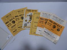 *Six Hull City Programmes from 1959 to 1964