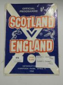 Scotland vs England 1960 and 1962