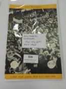 Andy Davidson Testimonial 1947 to 1968