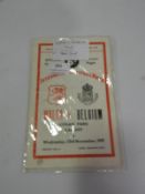 Wales vs Belgium 1949 (Good Condition)