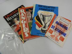 Programmes of European Games Mostly 1970's