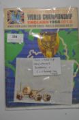 1966 World Cup Matches Group Game Programmes and Five FA Badges (1966 Issued)