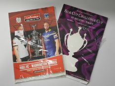 St Helens vs Wigan 1989 Final and Hull vs Warrington 2016 Final