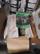 Large Box of Soccer Stars Magazines