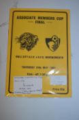 Associated Cup Final Hull City vs Bournemouth 1984