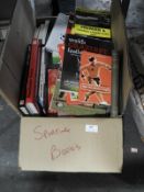 Box of Assorted Sporting Books Including Autobiographies