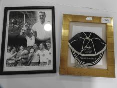 Framed Nat Lofthouse 