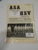 West Germany vs Swaziland at Hamburg 1960