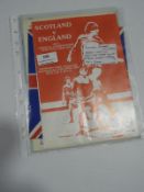 Scotland vs England Under 21, England vs Wales, England vs West Germany