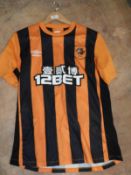 Hull City Home Shirt, 12Bet Sponsor, Size: Small