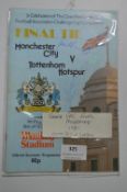 Signed FA Cup Final Programme 1981 