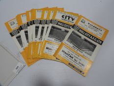 *Ten Hull City Programmes from 1965