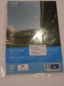 FA Cup Semi-Final Programme Middlesbrough vs Arsenal